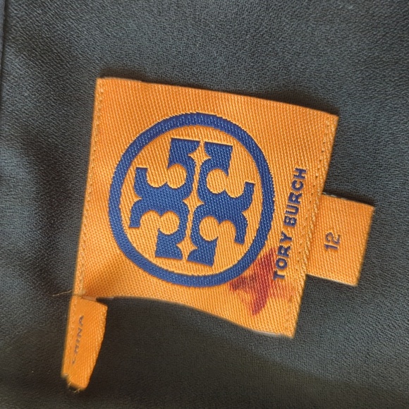 Tory Burch Florence Silk Tiered Black Mini Skirt - Picture 5 of 6